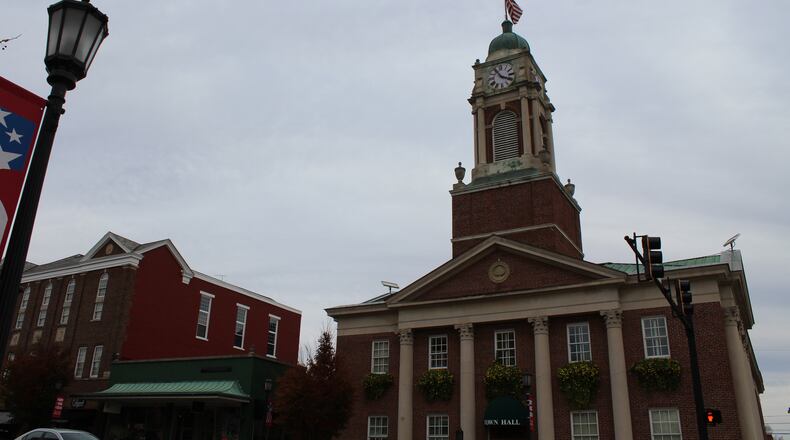 Lebanon police have identified a Waynesville man who allegedly made a bomb threat that resulted in the evacuation of the Lebanon City Building on March 2, 2021. An arrest warrant has been issued for William Joseph Thomas. FILE PHOTO
A stroll along Broadway Street in downtown Lebanon presents you with historic charm, great gift ideas, delicious food, and great holiday cheer. VIVIENNE MACHI / STAFF