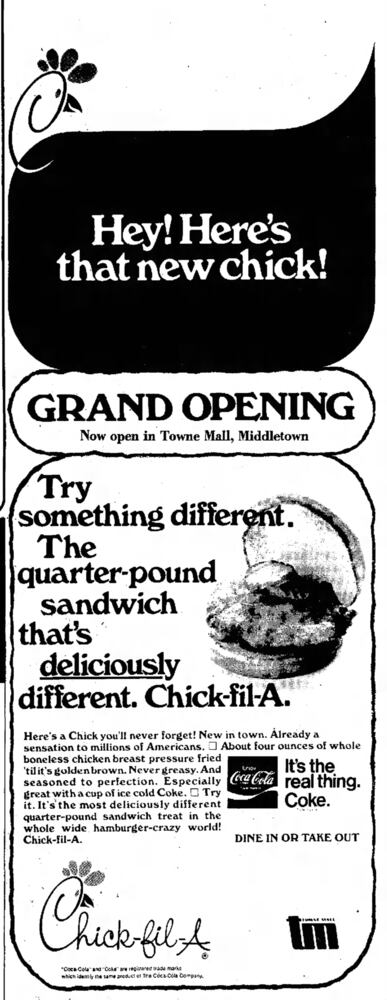 Towne Mall 1977 grand opening