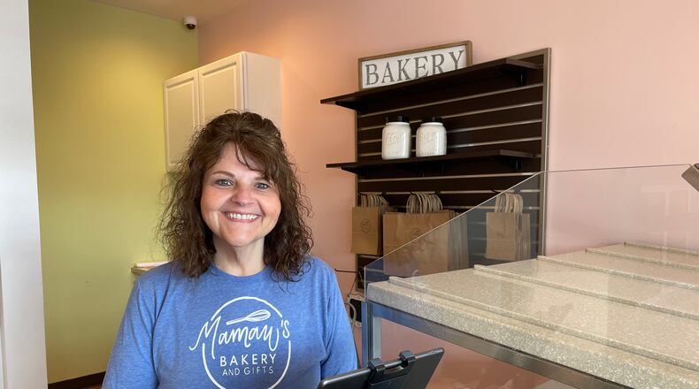 Mamaw’s Bakery and Gifts is opening Friday, Aug. 25 in the former location of Gigi’s Cupcakes on Colonel Glenn Highway near Wright State University. Pictured is owner Mendy Williams. NATALIE JONES/STAFF