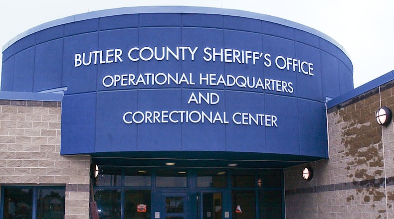 The Butler County Sheriff's Office Headquarters. GREG LYNCH / STAFF