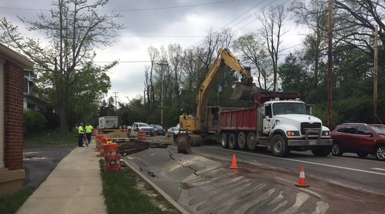 Road maintenance is among the items that a city of Oakwood 3.75-mill operating levy funds. The city plans to seek a renewal of the issue this November. FILE