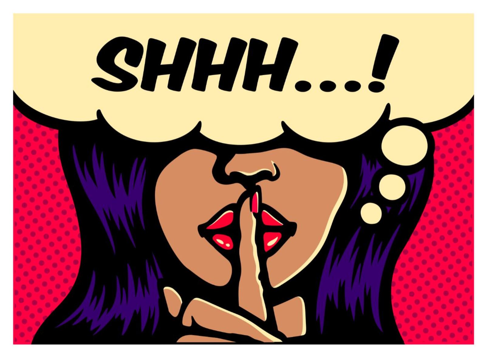 Amelia Robinson thinks there should be a National Shut Up Day. Image: Shutterstock
