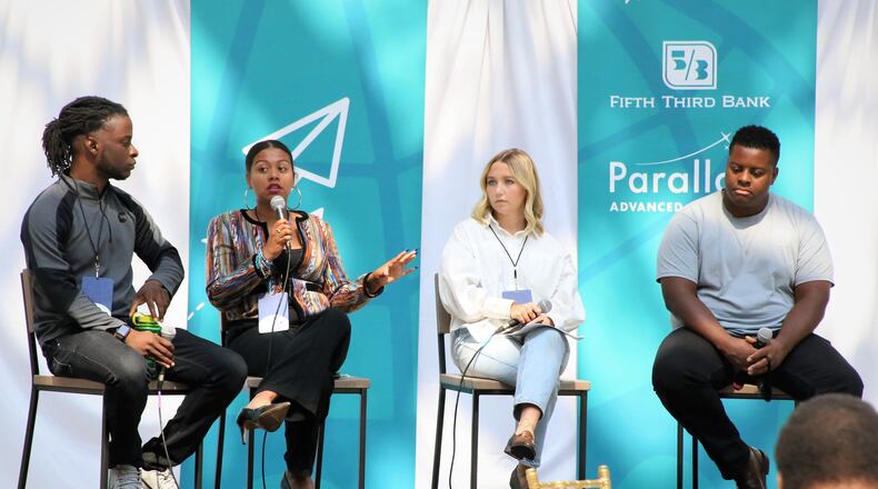 Previous-year speakers at Launch Dayton Startup Week. This year's event is Sept. 13-15. CONTRIBUTED