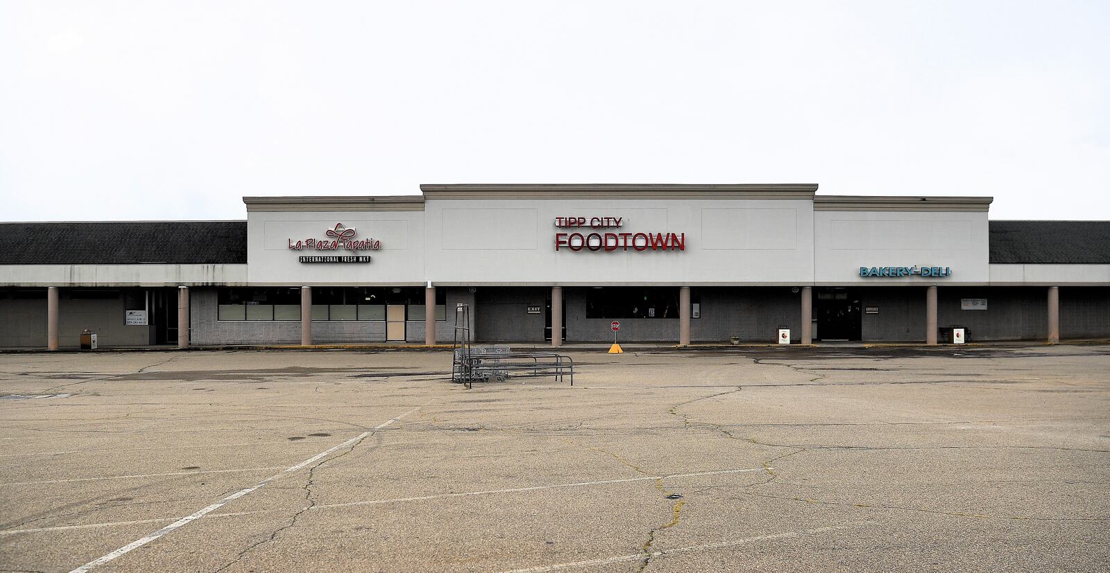 The now-closed Food Town grocery was a staple of the Tipp City Plaza. City officials are hiring a consultant to study the possible redevelopment of the plaza.