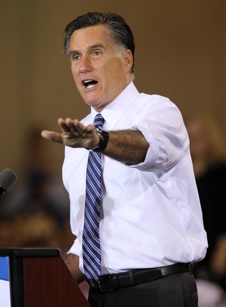 Mitt Romney at Jet Machine in Cincinnati