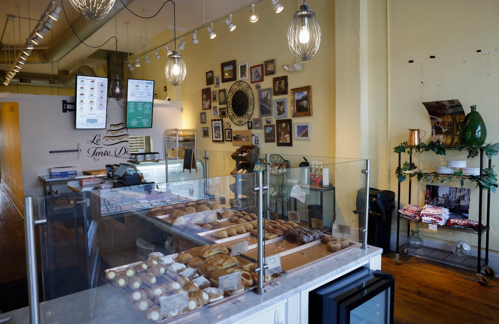 The dining room of Le Torte Dolci Bakery on Wednesday, June 25, 2025, in Springfield. It will soon be renamed as Torte & Iron Cafe. JOSEPH COOKE/STAFF