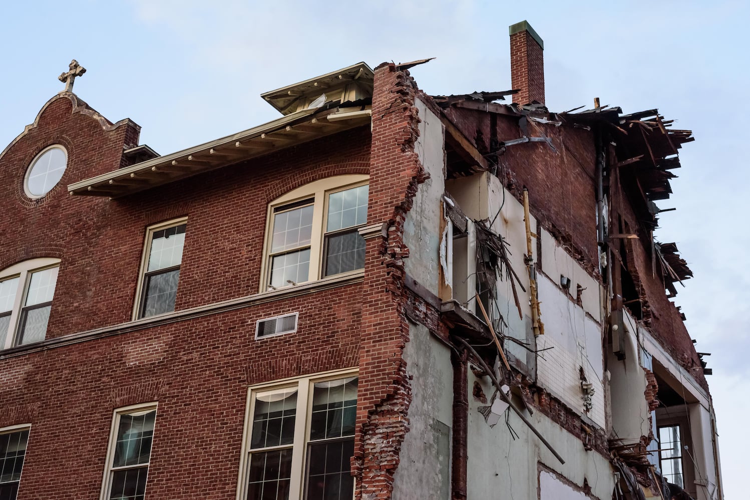 PHOTOS: Demolition of UD's Chaminade Hall