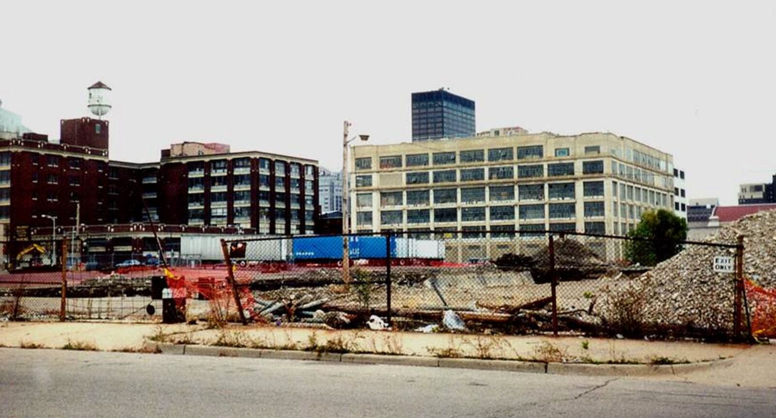 A photo, provided by Dayton Dragons President Robert Murphy, of early construction of what today is Day Air Ballpark in downtown Dayton. Contributed.