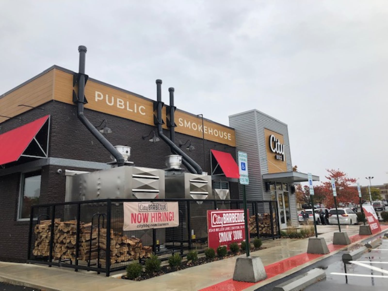 The City Barbeque restaurant that opened to the public in 2020 on Miller Lane in Butler Twp. MARK FISHER/STAFF