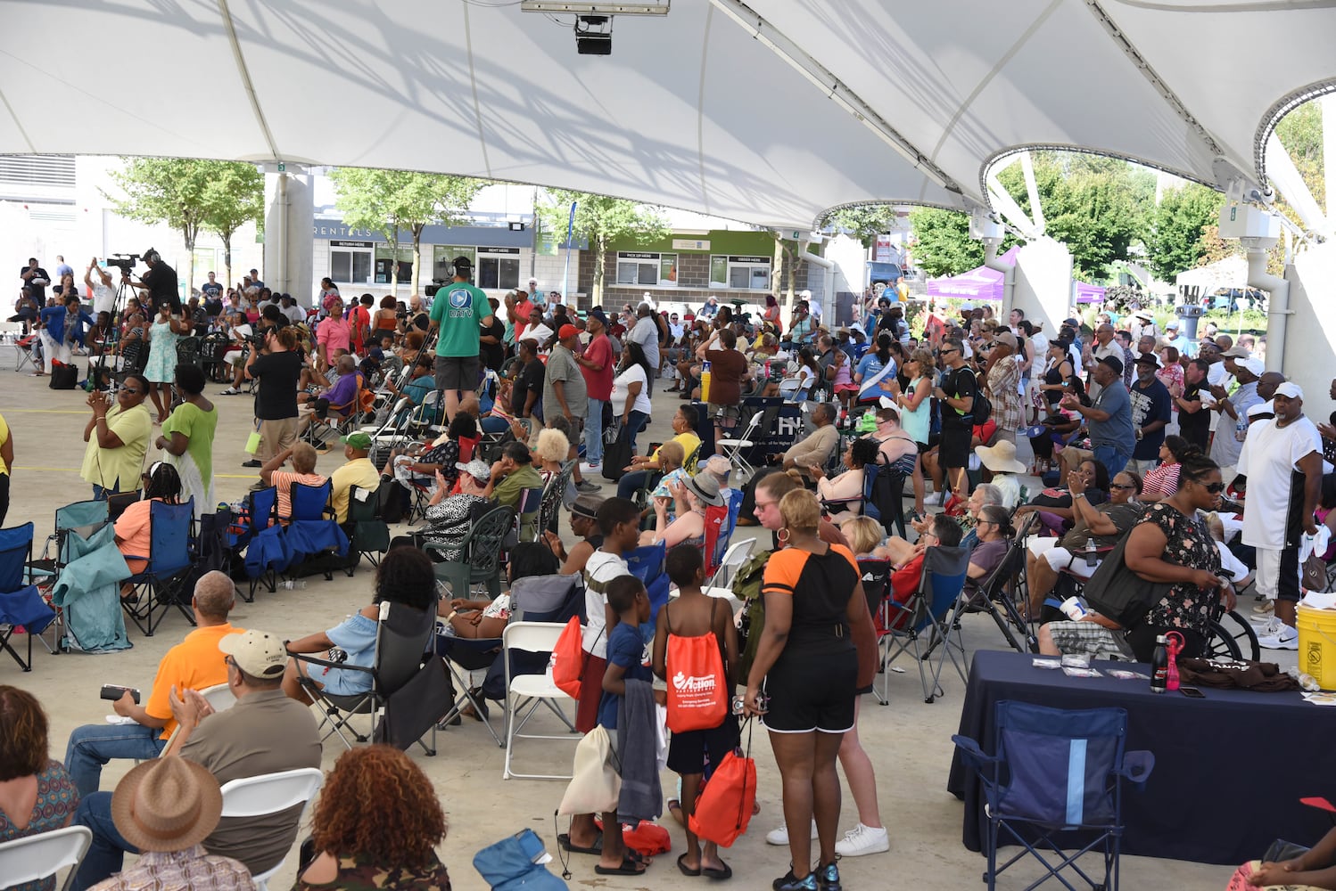 Photos:  Dayton Strong at RiverScape