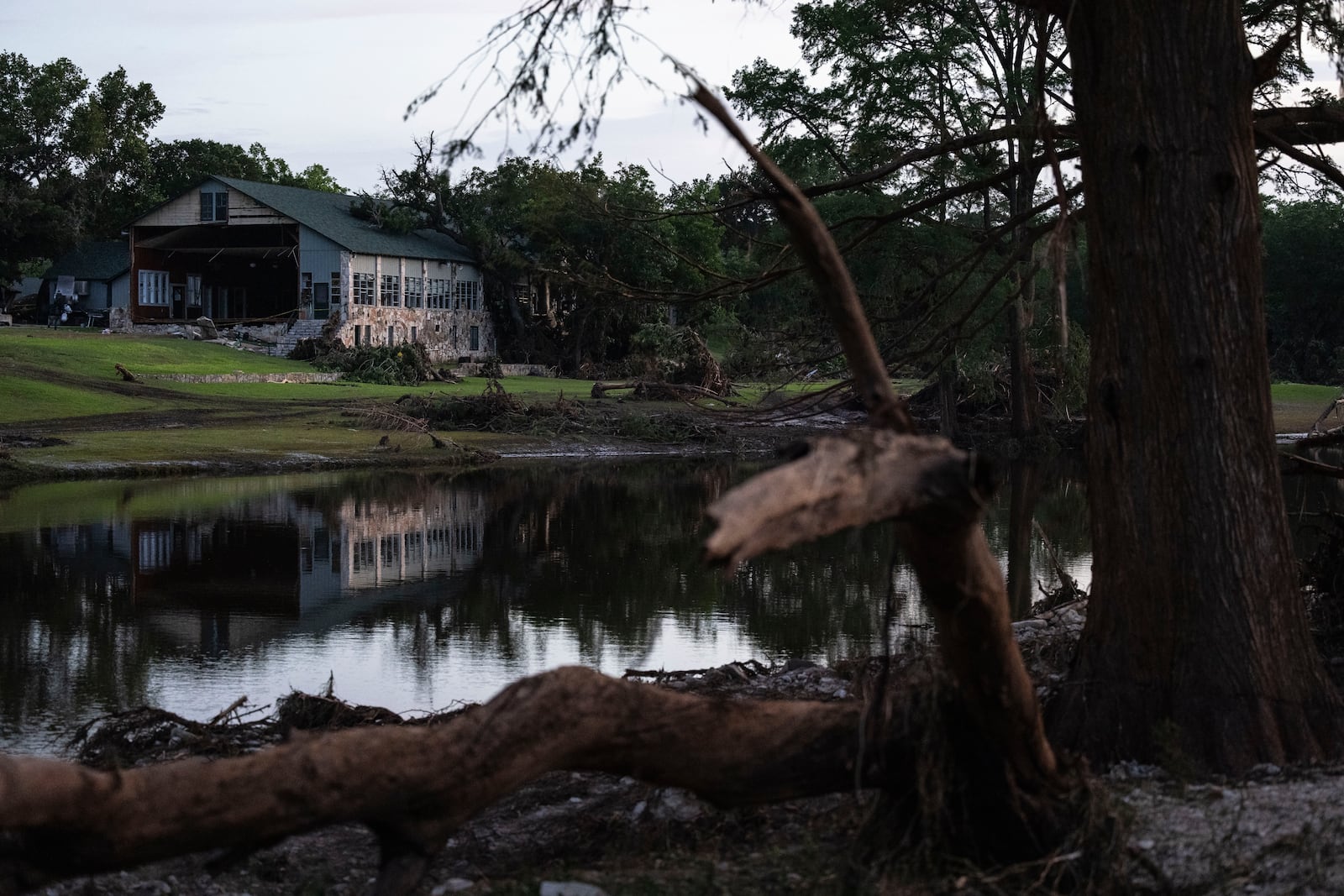 Camp Mystic seen Monday, July 7, 2025, in Hunt, Texas. (AP Photo/Eli Hartman)