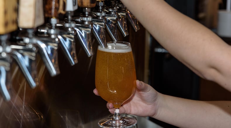 Bock Family Brewing is located at 8150 Washington Village Drive in Washington Twp. TOM GILLIAM / CONTRIBUTING PHOTOGRAPHER