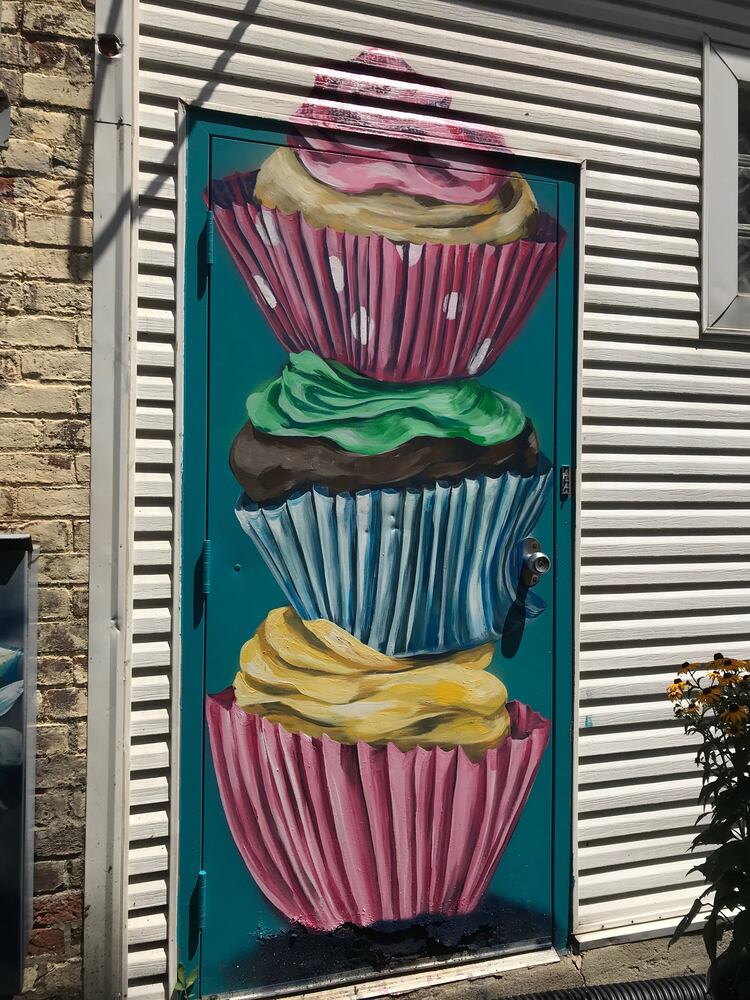 PHOTOS: This new downtown Dayton mural might make you hungry