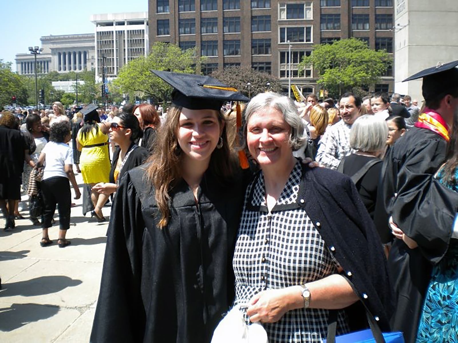 Abigeal Kaszar, left, in 2010 at her graduation from Marquette University. She is with her mom, Anne Katherine who died in 2015. CONTRIBUTED