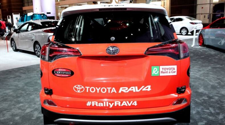 A Toyota RAV4 crashed into a pool decl area at a Miami-area home when the driver suffered a medical emergency.