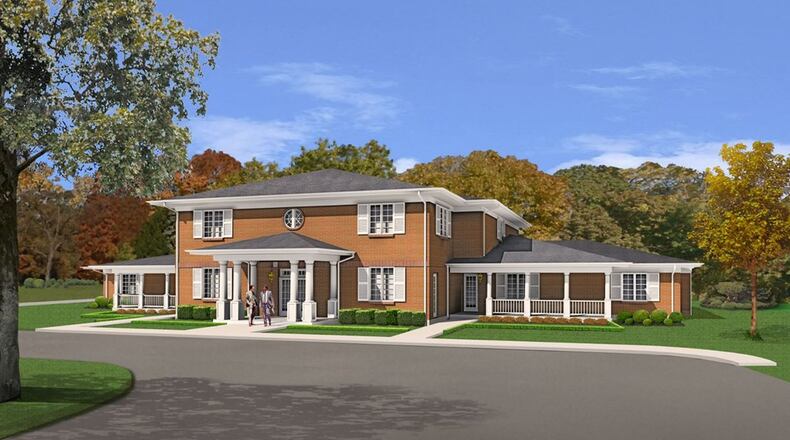 A rendering shows the Fisher House that will be built at the Dayton VA Medical Center. (Contributed graphic)