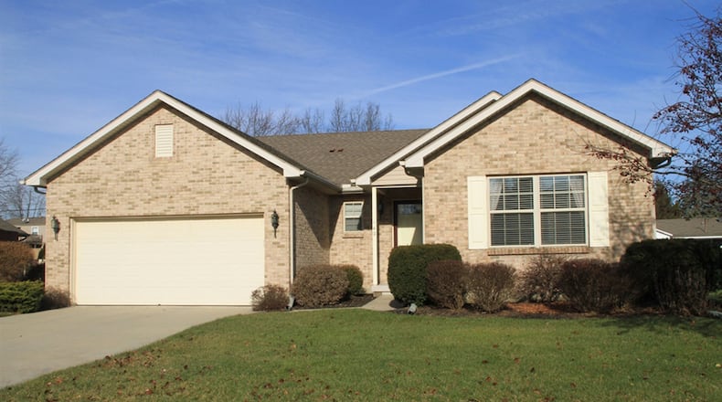 This split floor plan ranch has a great room with a cathedral ceiling and gas fireplace. The home has about 1,820 sq. ft. of living space with 3 bedrooms and a 2-car garage. CONTRIBUTED PHOTOS BY KATHY TYLER