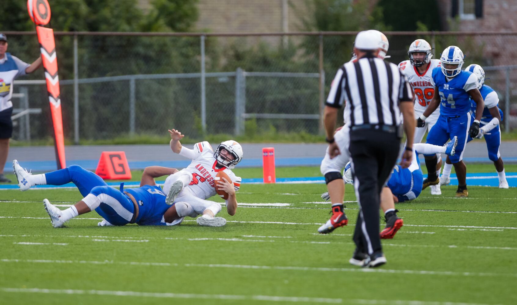 Hamilton Big Blue Football beats Anderson