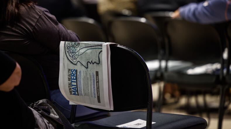 In response to the growing and urgent conversation around the state of mental health issues  and treatment challenges in our region, the Dayton Daily News held a special event ‘Mental Health Matters: A Community Conversation’ Tuesday evening at Wright State University. Jim Noelker/Staff