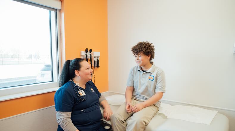 The Greater Dayton School clinic. Courtesy of Kids & Community Partners.