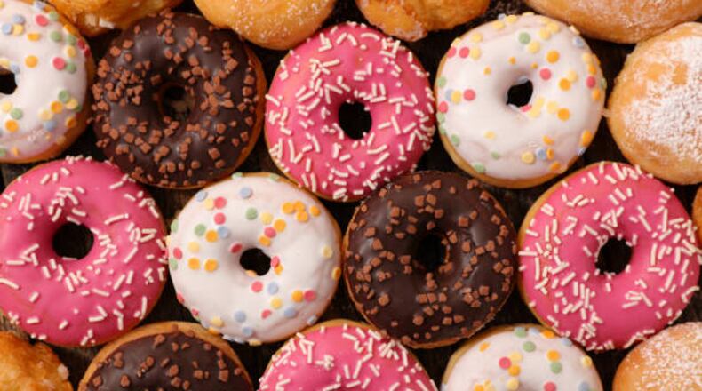 assorted glazed donut