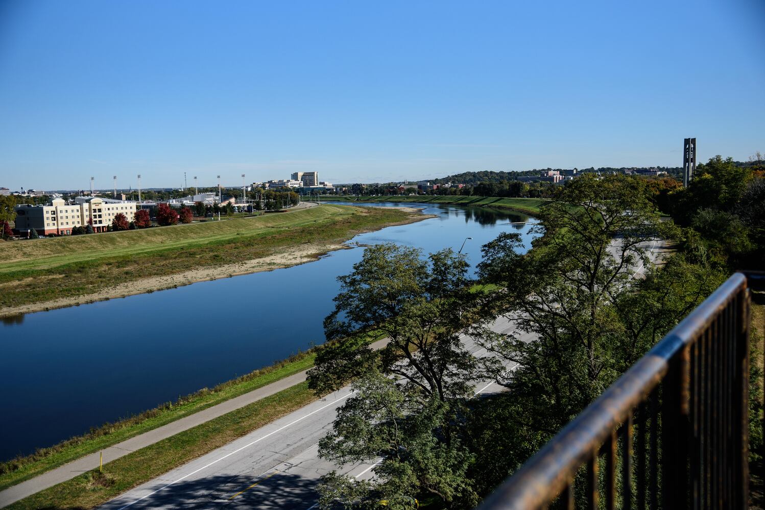 PHOTOS: One of Dayton’s most iconic skyline fixtures is back and offers a new bird’s-eye view of Dayton