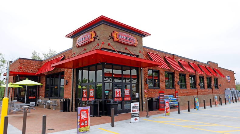 Restaurant and convenience chain Sheetz opened a new location at 821 Miamisburg Centerville Road in Washington Twp. last month. The company wants to buy land in West Carrollton to build a similar store. CONTRIBUTED.