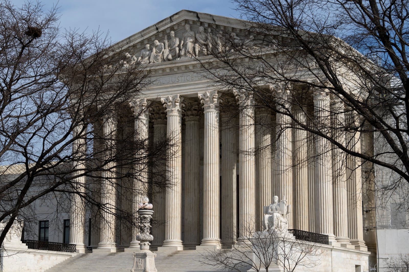 FILE - The Supreme Court is seen on Capitol Hill in Washington, Dec. 17, 2024. (AP Photo/J. Scott Applewhite, File)