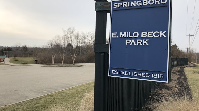 A 14-year-old Florida girl was found at this park in Springboro in a case turned over to a human trafficking task force. The girl had been missing for five months. STAFF/LAWRENCE BUDD