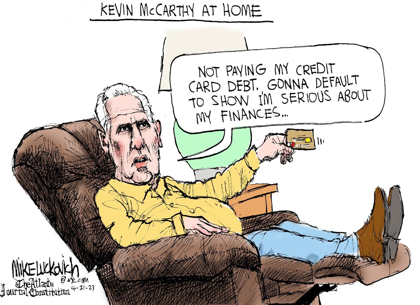 CARTOONS: Mike Luckovich, April 23, 2023
