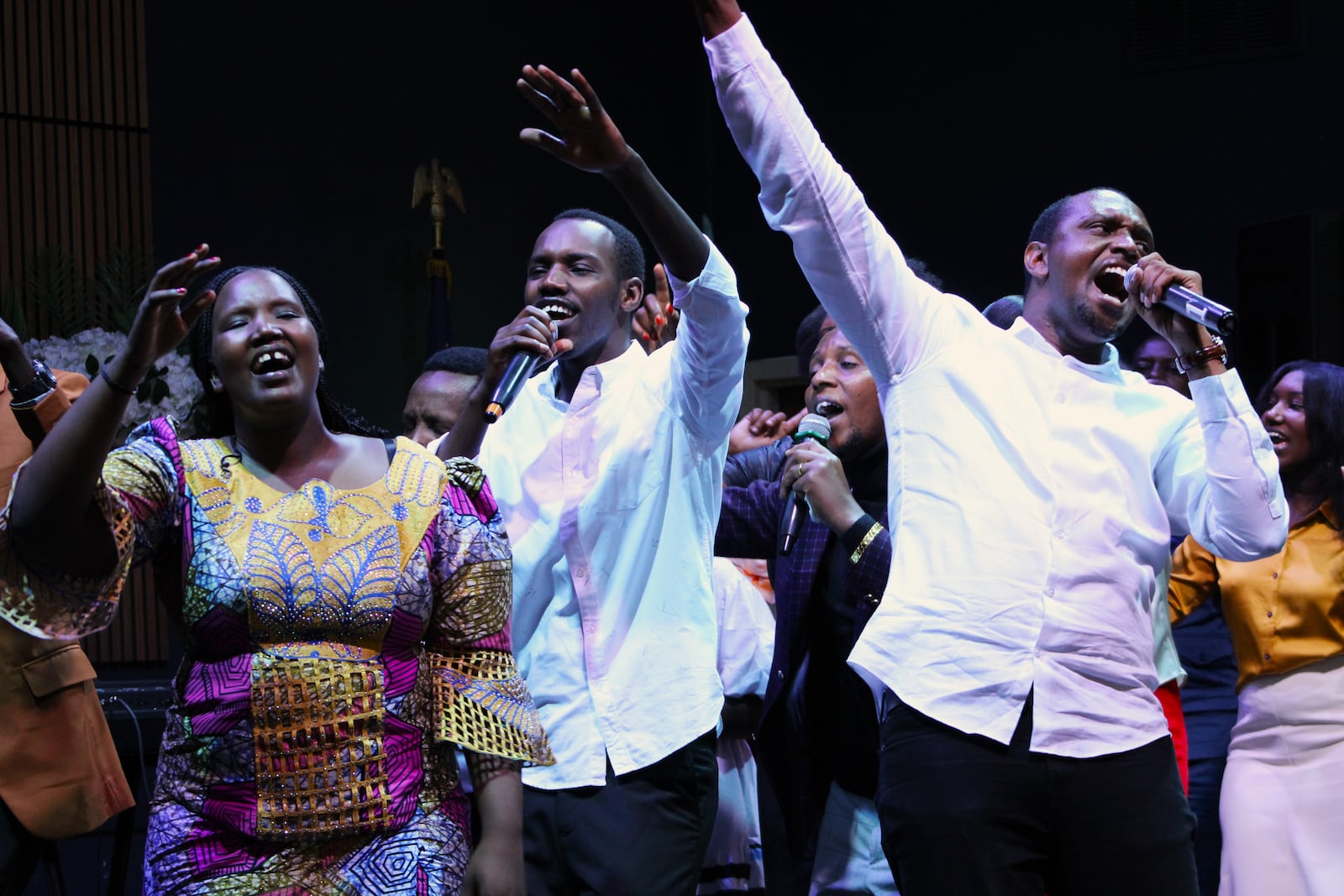 The worship service at Penuel Church of the Nazarene on Sunday, July 20, saw song and dance. STAFF/SYDNEY DAWES