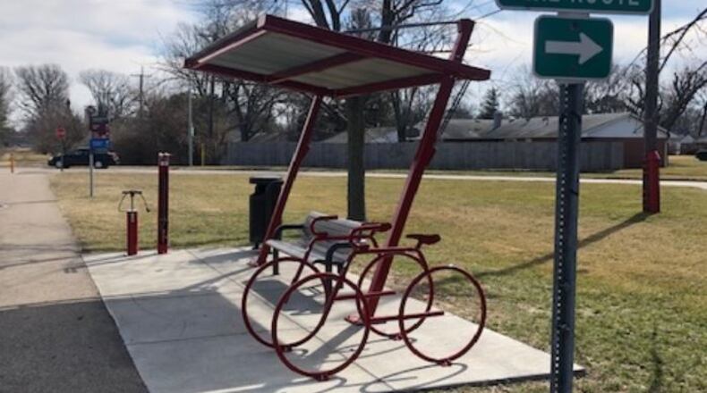 The City of Kettering has invested in bicycle-friendly amenities over the years, which participants will be able to see on the May 14 ride. CONTRIBUTED