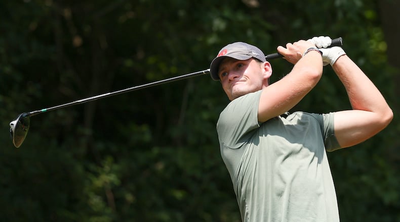 Ben Cors holds a four-shot lead heading into the weekend at the Metro at Windy Knoll in Springfield. RON ALVEY/CONTRIBUTED