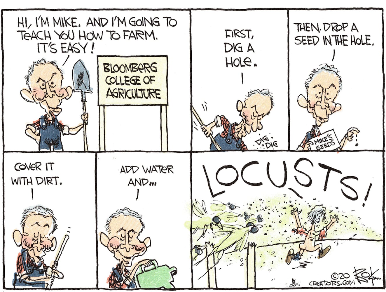 Week in cartoons: Bloomberg, Barr, pardons and more