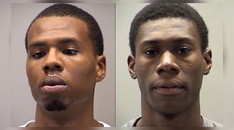 Darnell Schnett Beans, left, and Jamal Antonio Mosley, right