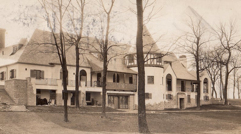 The clubhouse at Miami Valley Golf Club was designed in Jacobethan Tudor style and opened in 1931. DAYTON DAILY NEWS / WRIGHT STATE UNIVERSITY SPECIAL COLLECTIONS