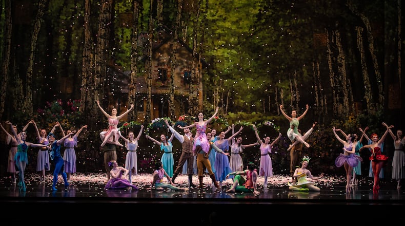 The Dayton Ballet is celebrating its 85th season. Pictured: Dayton Ballet company members in Karen Russo Burke’s 2019 production of "Sleeping Beauty: The Story of Briar Rose." CONTRIBUTED