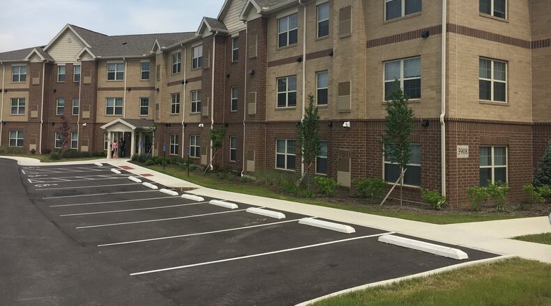 Dayton-based Miami Valley Housing Opportunity purchased the property at 3908 Wilmington Pike, about a block north of Stroop Road and opened a housing development for low-income/homeless people. STAFF/WAYNE BAKER