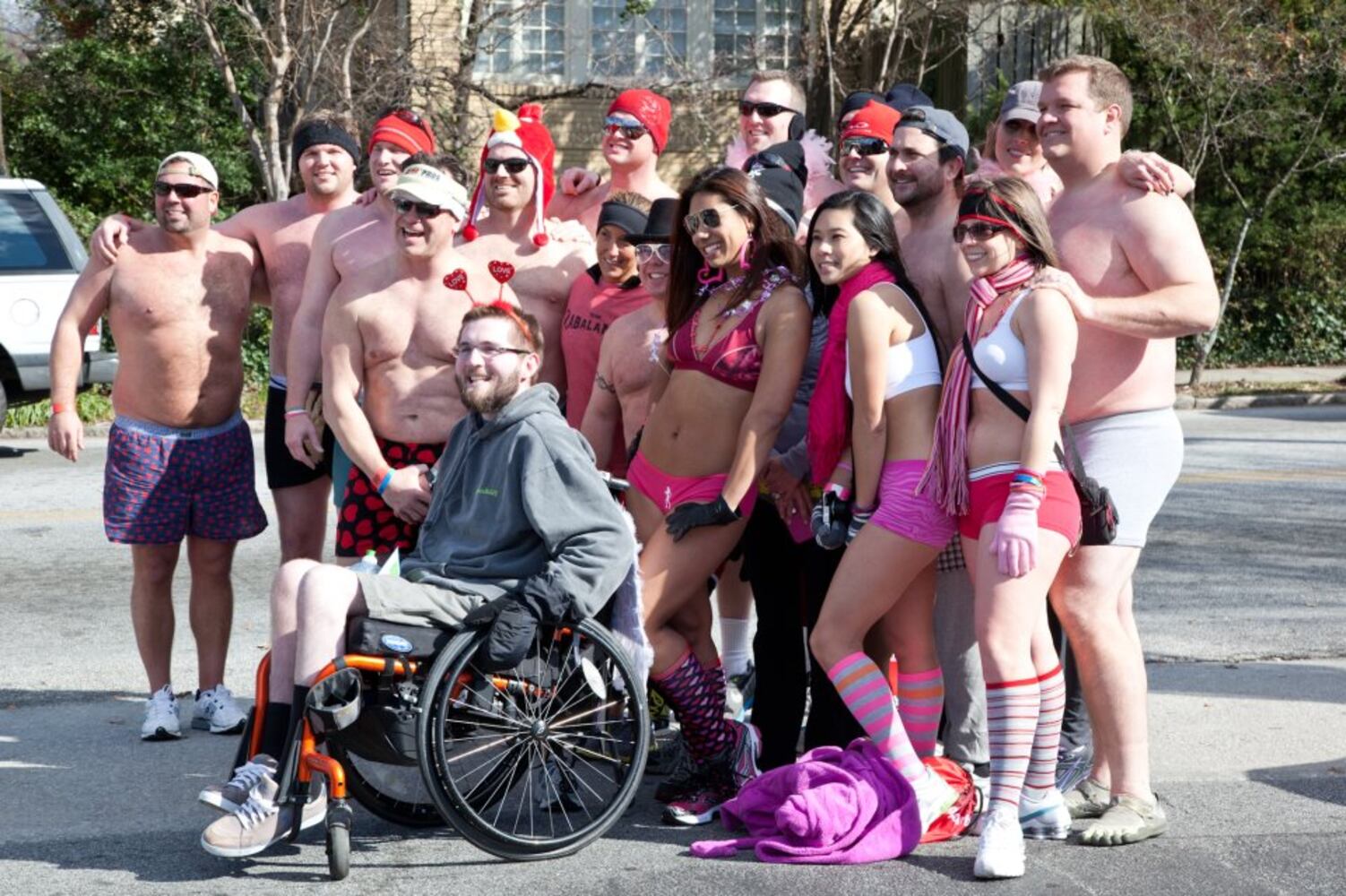 Cupid's underwear run