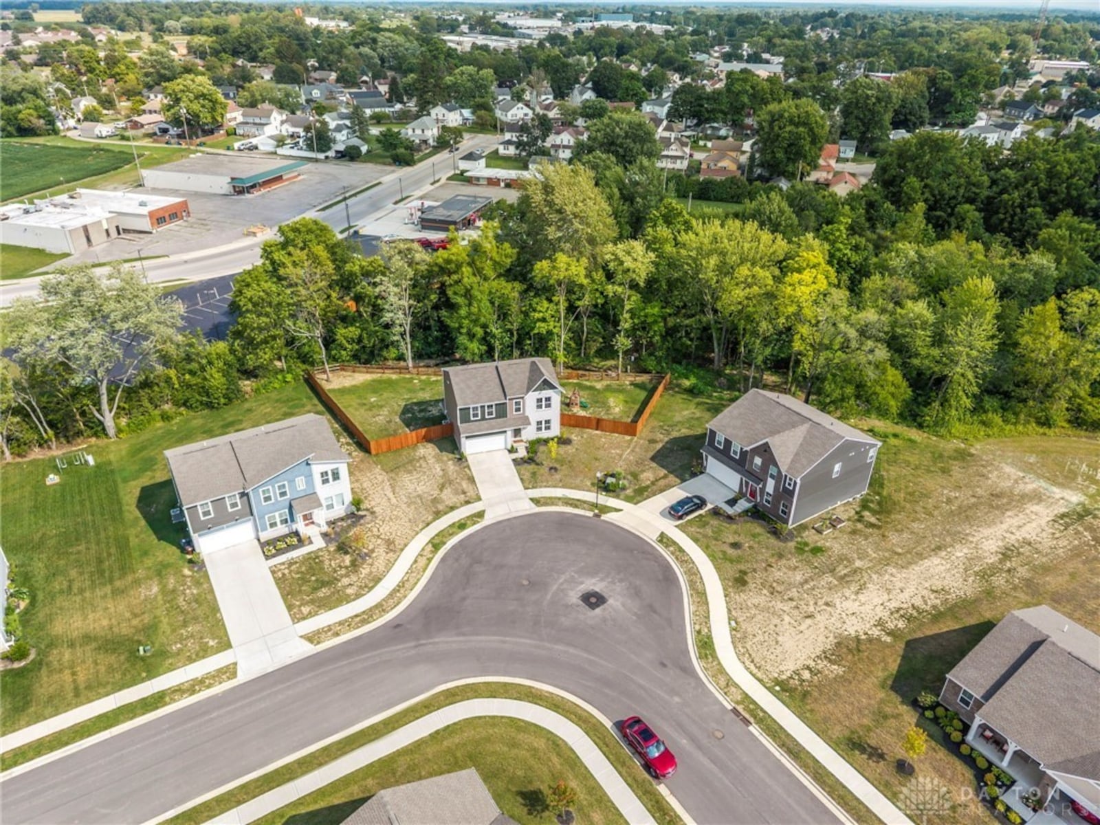 The home sits on a half acre lot in Clay Township and backs up to woods and a creek. CONTRIBUTED