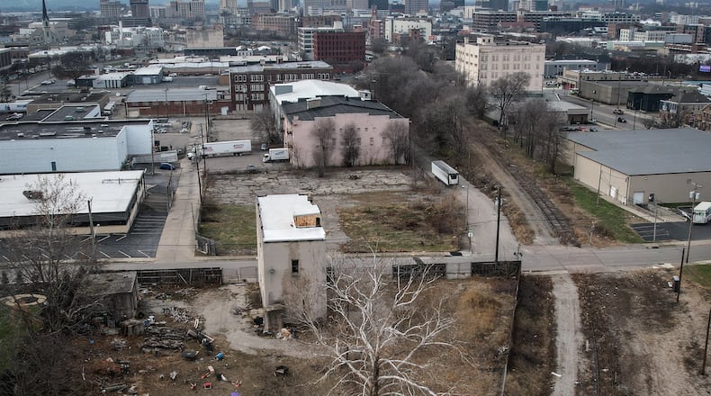 An out-of-service Norfolk Southern rail line that runs from the east side of downtown Dayton all the way to a Kettering park could turned into a multi-use recreational trail. The city of Dayton requested up to $2 million in federal funding to help purchase the 6.5-mile vacated track. JIM NOELKER/STAFF