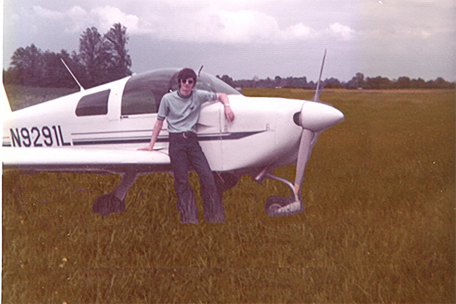 At the age of 17, Jack Sprankle met his future wife Victoria. Sprankle invited Victoria to fly with him on their first date and they flew together many times over the years. Sprankle is shown with his Grumman Yankee, which he said was his favorite plane to fly.