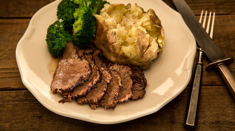 Mistral's Red Wine-Braised Tri-Tip Pot Roast. (Ricardo DeAratanha/Los Angeles Times/TNS)
