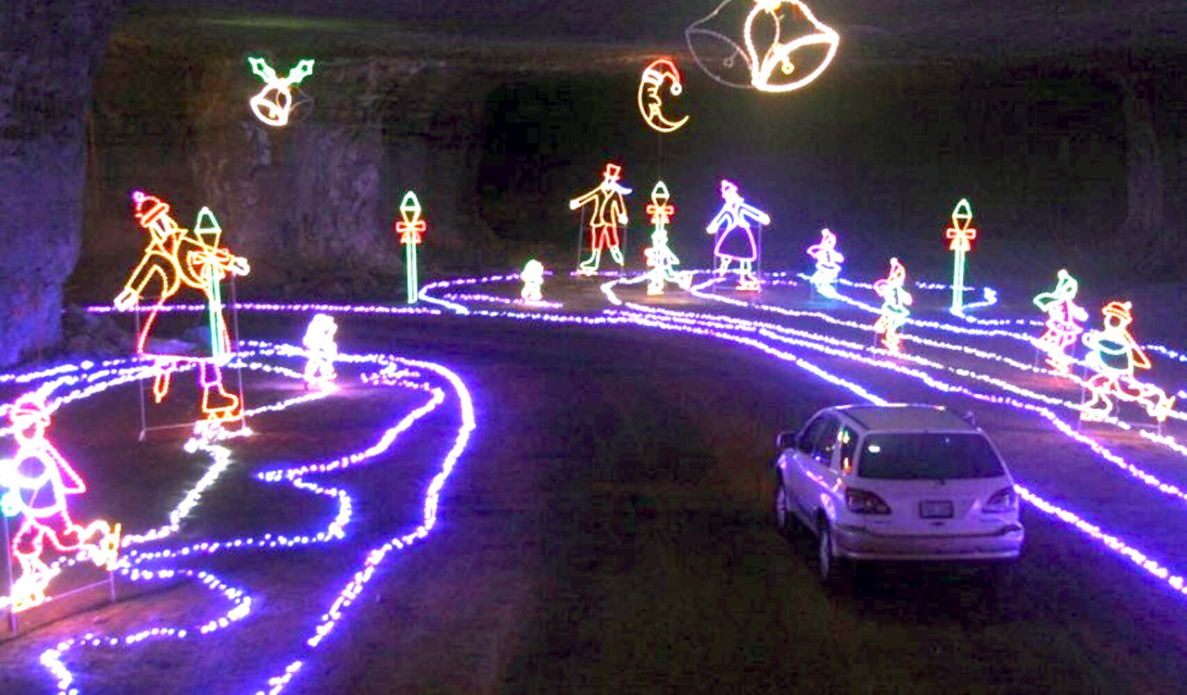 PHOTOS: The biggest and brightest holiday light show is underground