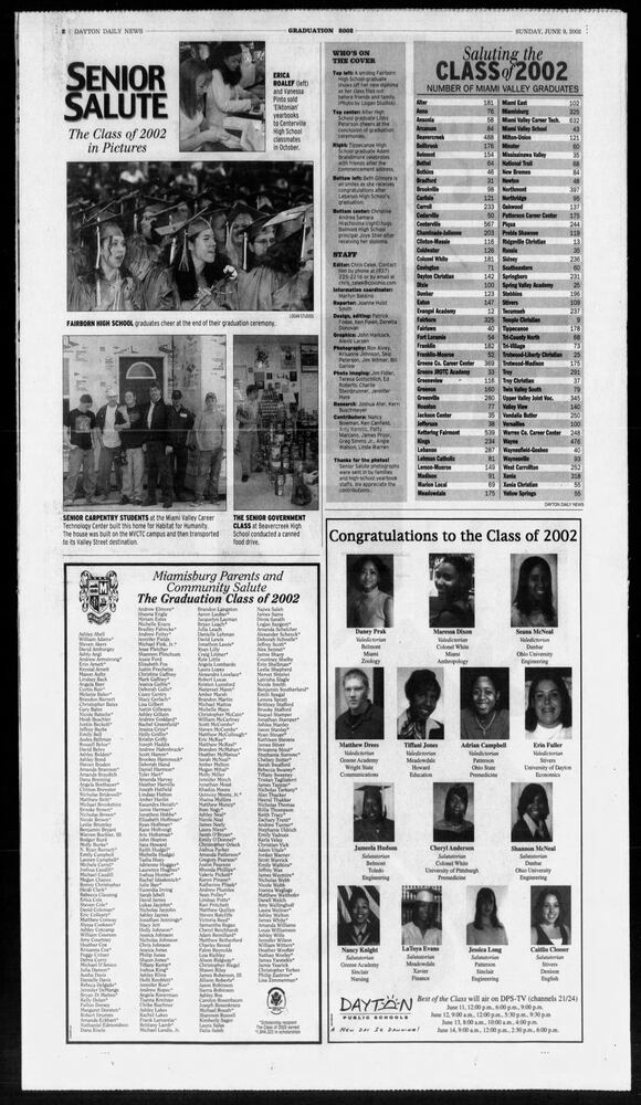 Graduation pages