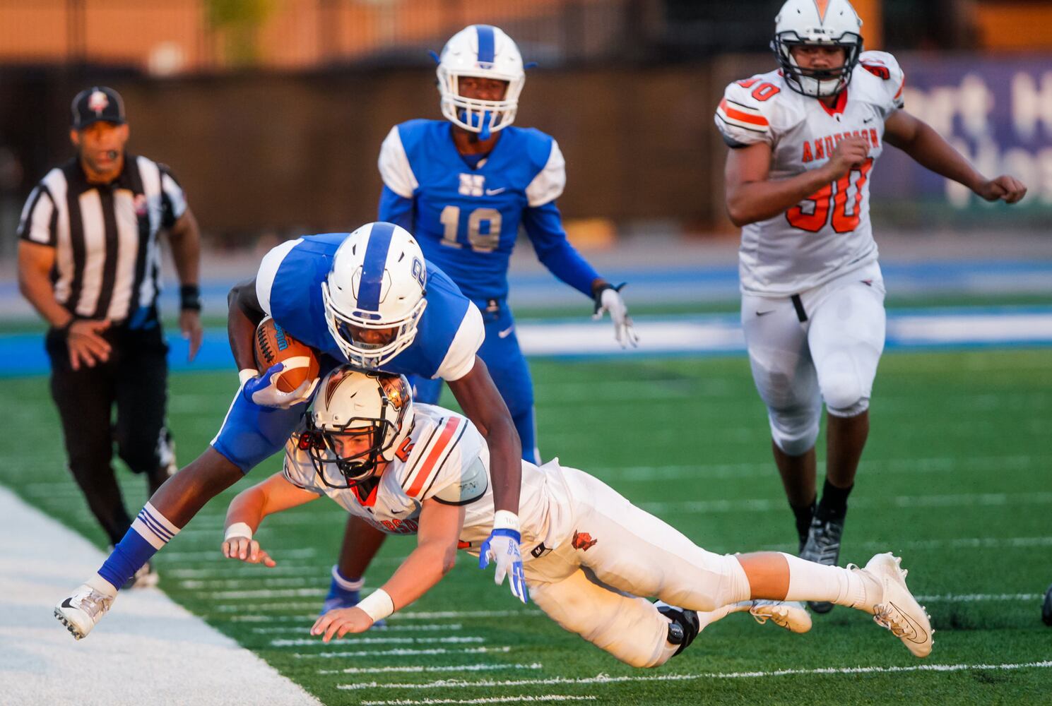 Hamilton Big Blue Football beats Anderson