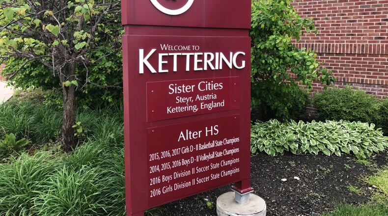 City of Kettering sign