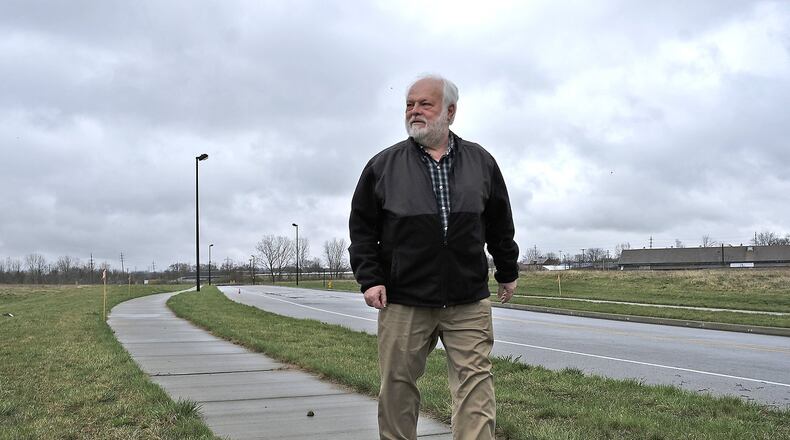 Springfield Mayor Warren Copeland, shown here last March, was among a group of a dozen mayors who went to Columbus Friday to send a message that the tax package being voted on in Congress endangers programs used to invigorate cities. BILL LACKEY/STAFF