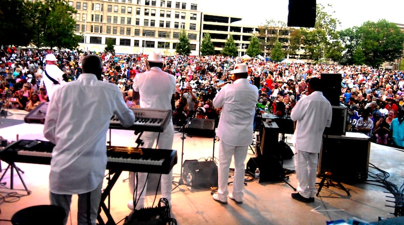 The Ohio Players (pictured), Faze-O, Zapp and other acts are featured in “Funk: The Sound of Dayton,” a new documentary created by 14 senior media production majors. The film premiers in the Roger Glass Center for the Arts at the University of Dayton on Thursday. CONTRIBUTED/DAVID A. MOODIE
