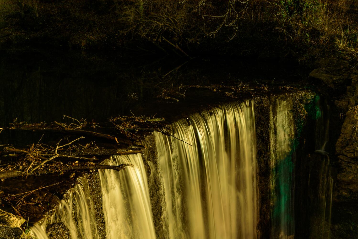 PHOTOS: Holiday lights at Cedar Cliff Falls near Cedarville